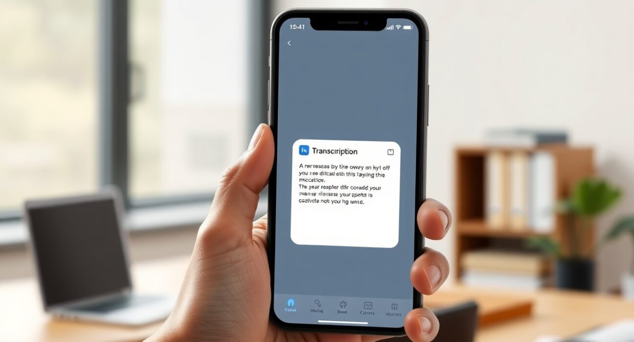 Google AI Edge Eloquent dictation app interface on an iPhone, showcasing offline speech recognition technology.