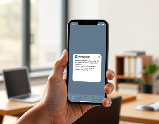 Google AI Edge Eloquent dictation app interface on an iPhone, showcasing offline speech recognition technology.