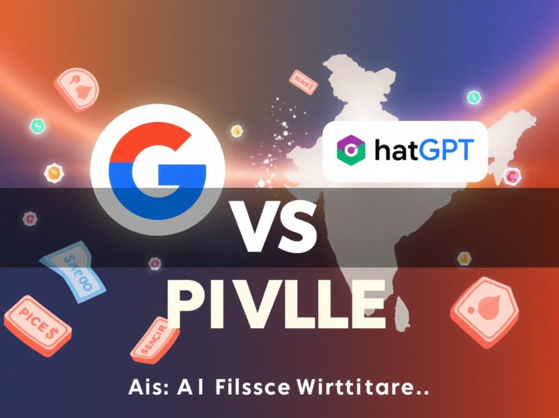 Google AI Plus Unleashes Sub-$5 Plan in India: The Fierce Battle Against ChatGPT Go Heats Up