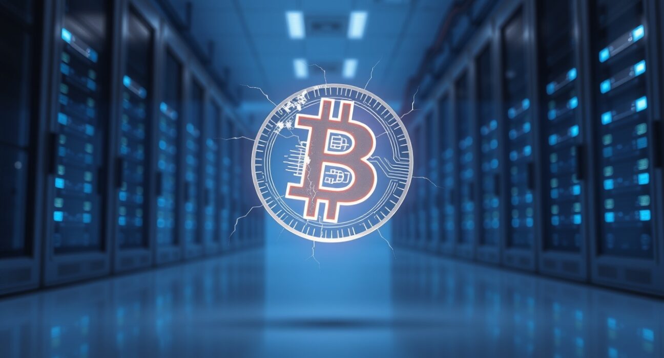 Quantum computer processor threatening Bitcoin security in research laboratory setting