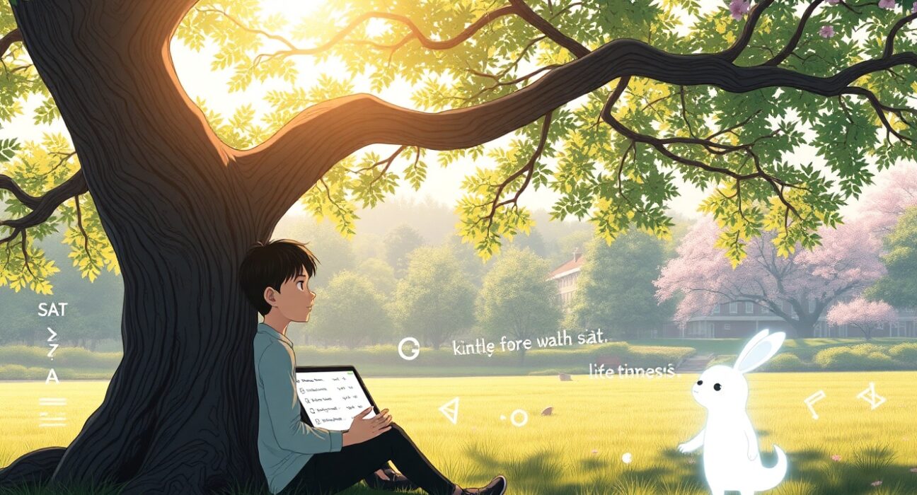 Google's Gemini AI providing free SAT practice exam preparation to students with personalized analytics