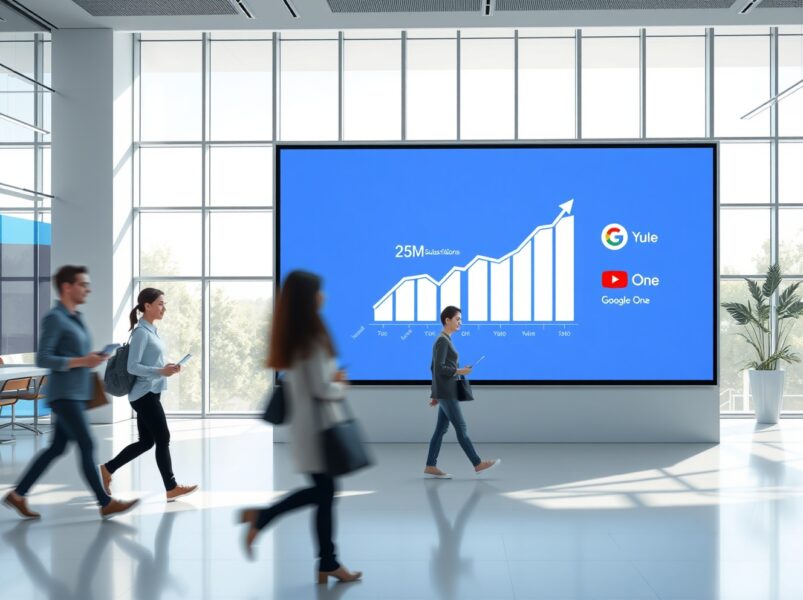 Google Subscriptions Surge 25M in Q1 2026: YouTube Premium and Google One Drive Record Growth