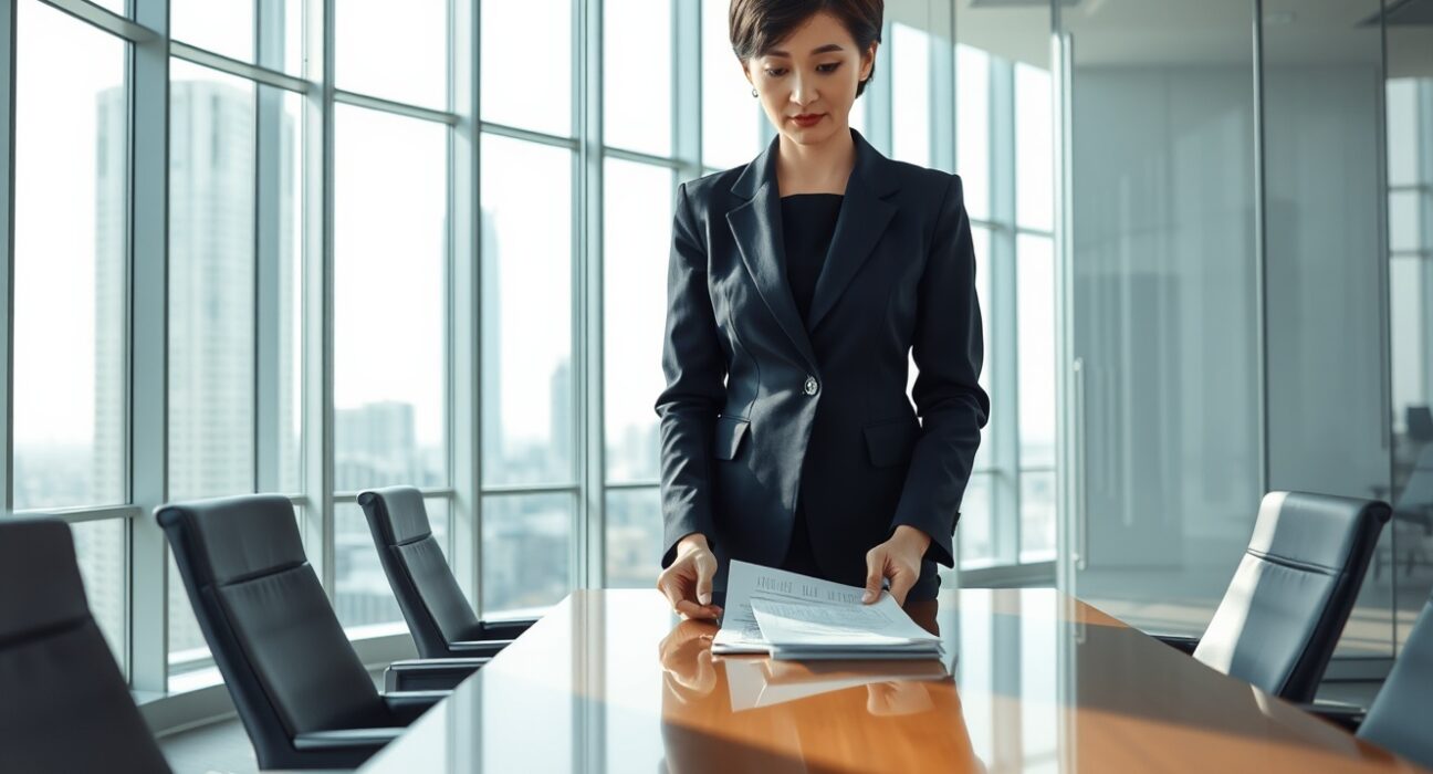 Kim Na-young, newly appointed CEO of Gopax operator Streami, in a Seoul office meeting room