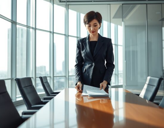 Kim Na-young, newly appointed CEO of Gopax operator Streami, in a Seoul office meeting room