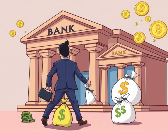 Grant Cardone JPMorgan boycott illustration showing investor protest against banking giant