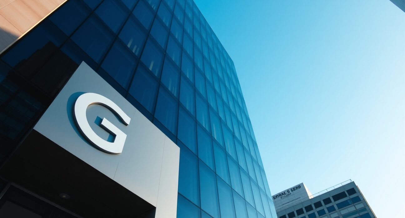 Modern financial building exterior representing Grayscale's move to launch a spot Cardano ETF