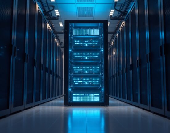 Grayscale's institutional Ethereum staking operation in a secure data center environment.