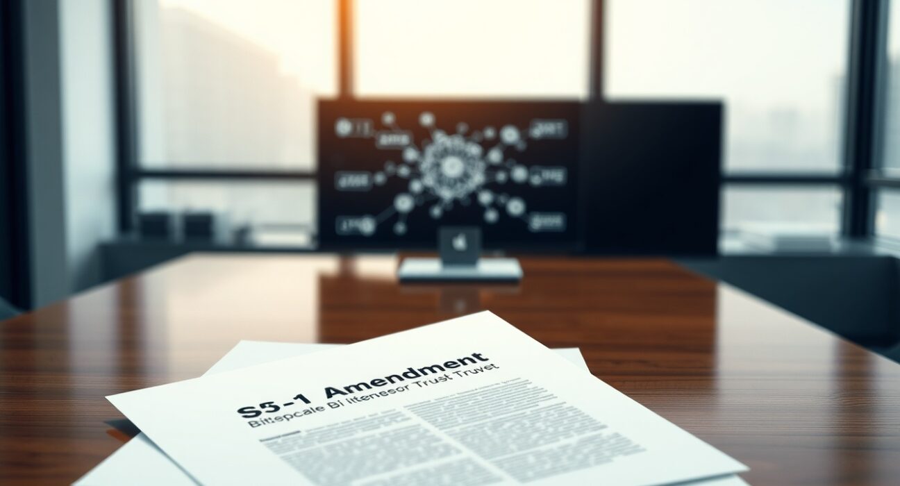 Grayscale's amended S-1 filing document for converting the Bittensor TAO Trust into a spot ETF.
