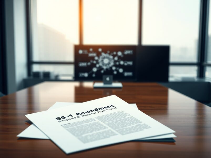 Grayscale's amended S-1 filing document for converting the Bittensor TAO Trust into a spot ETF.