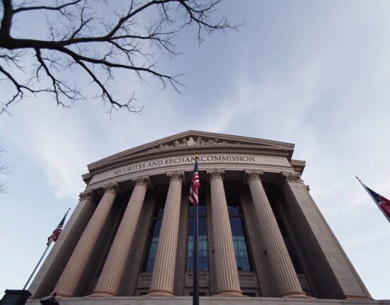 Exterior of the U.S. Securities and Exchange Commission headquarters in Washington, D.C.