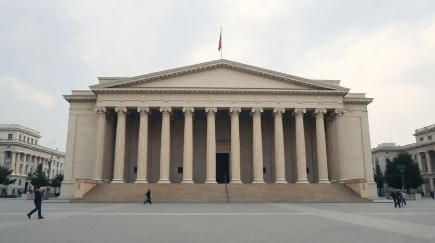 The Hellenic Parliament building in Athens, where Greece's draft crypto tax bill is expected to arrive in November