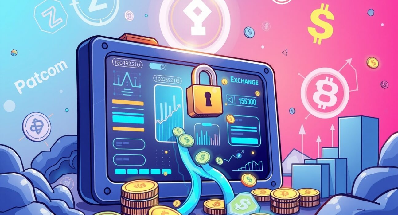 A cartoon illustration showing the excitement around GRVT funding for a ZK-based decentralized exchange.