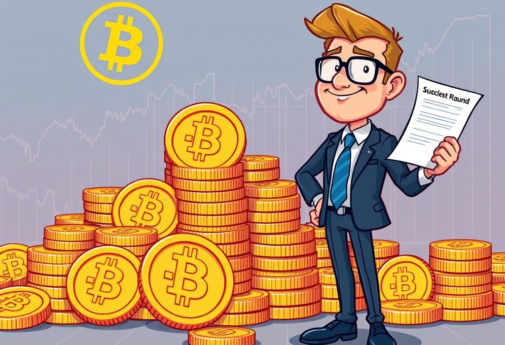 A successful rights offering funding a Swedish company's strategic H100 Bitcoin acquisition and growth strategy.