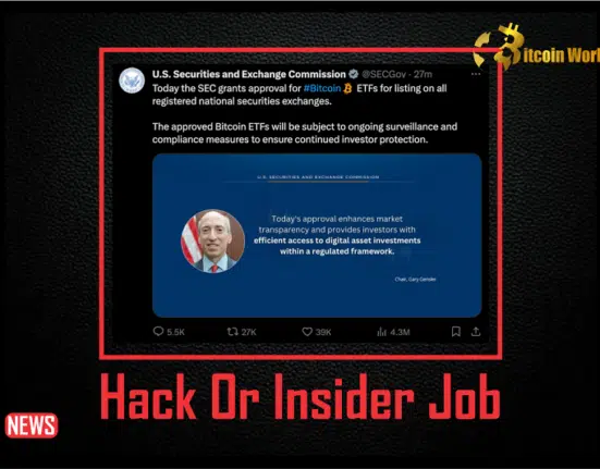 Fake Spot BTC ETF Approval Post On SEC’s X Account, Hack Or Inside Job?