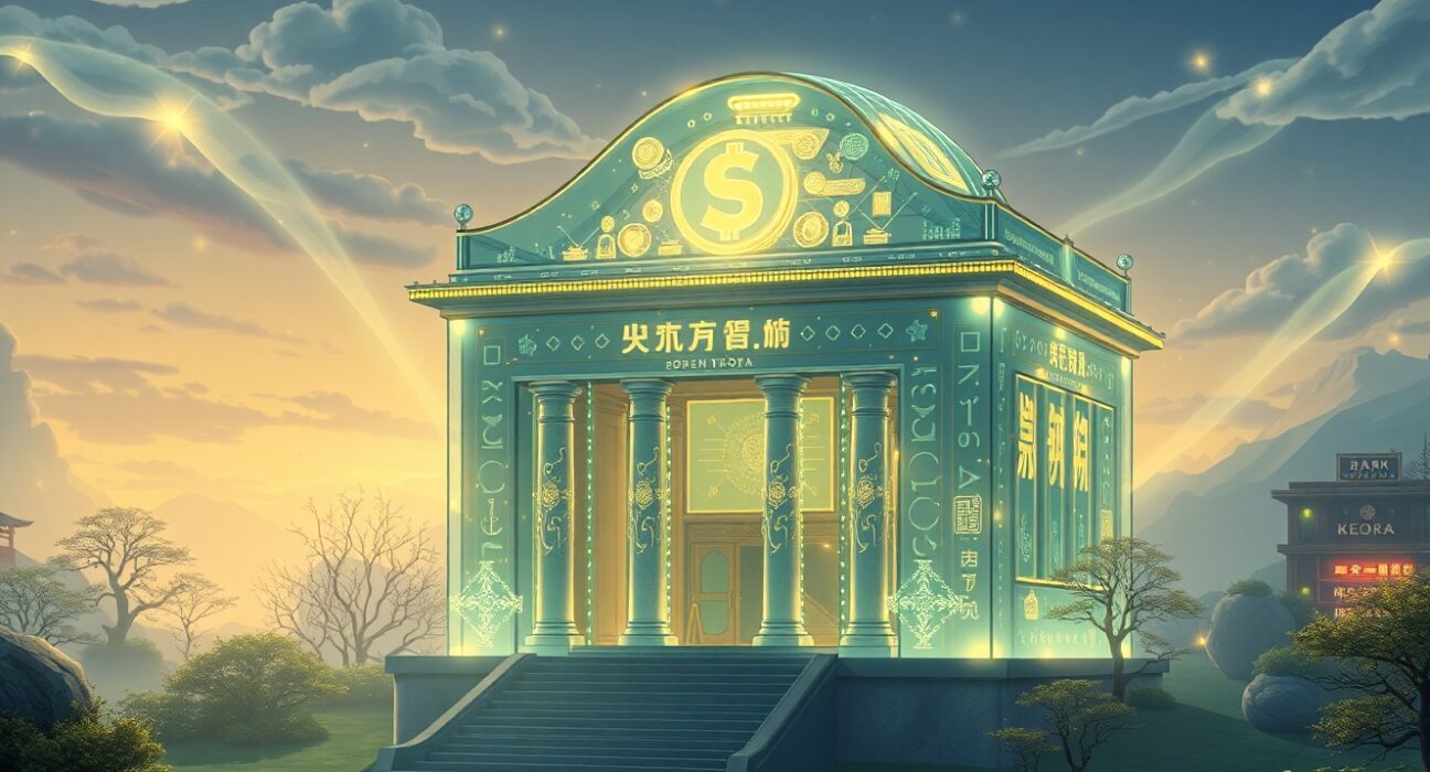 Hana Financial and Dunamu blockchain remittance system connecting international banks