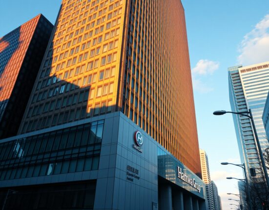 Hanwha Group headquarters in Seoul, South Korea, representing the company's investment in Dunamu.
