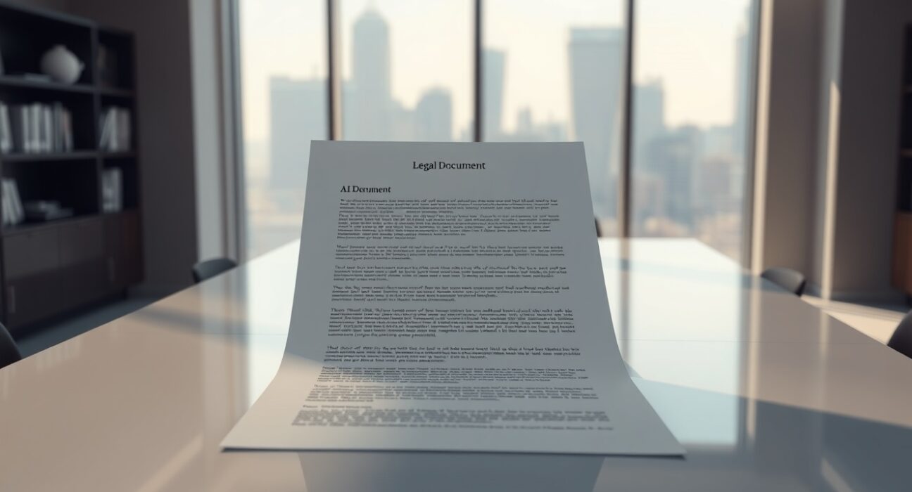 Harvey AI legal tech document symbolizing the company's $11 billion valuation and Sequoia investment.