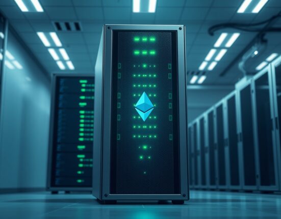 HashKey Exchange Ethereum staking service infrastructure in a secure data center environment