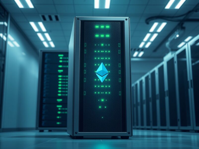 HashKey Exchange Ethereum staking service infrastructure in a secure data center environment