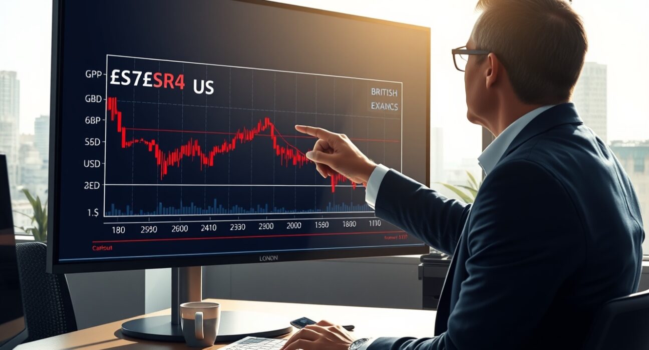 Financial analyst monitoring GBP hedging strategy amid negative May seasonality, as advised by BofA