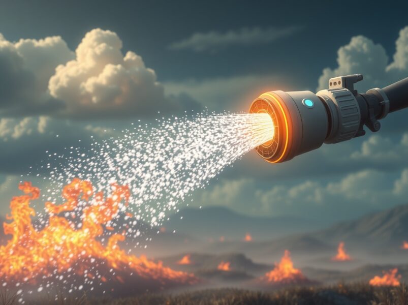 HEN Technologies AI firefighting hardware creating physics data for artificial intelligence training systems