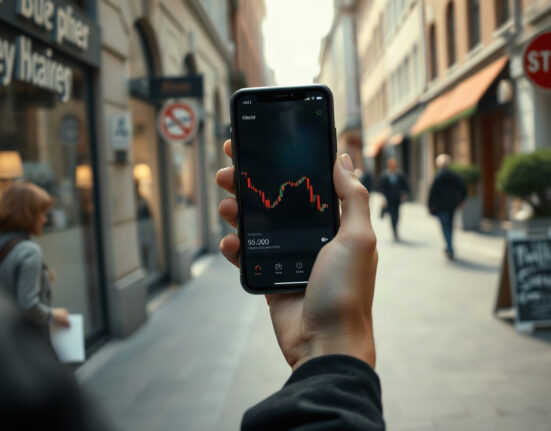 Hesse CPI August data showing a slowdown in inflation on a smartphone chart