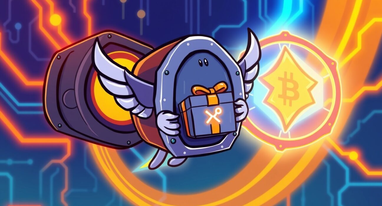 A secure vault bridges wrapped XRP between blockchain networks for DeFi access.