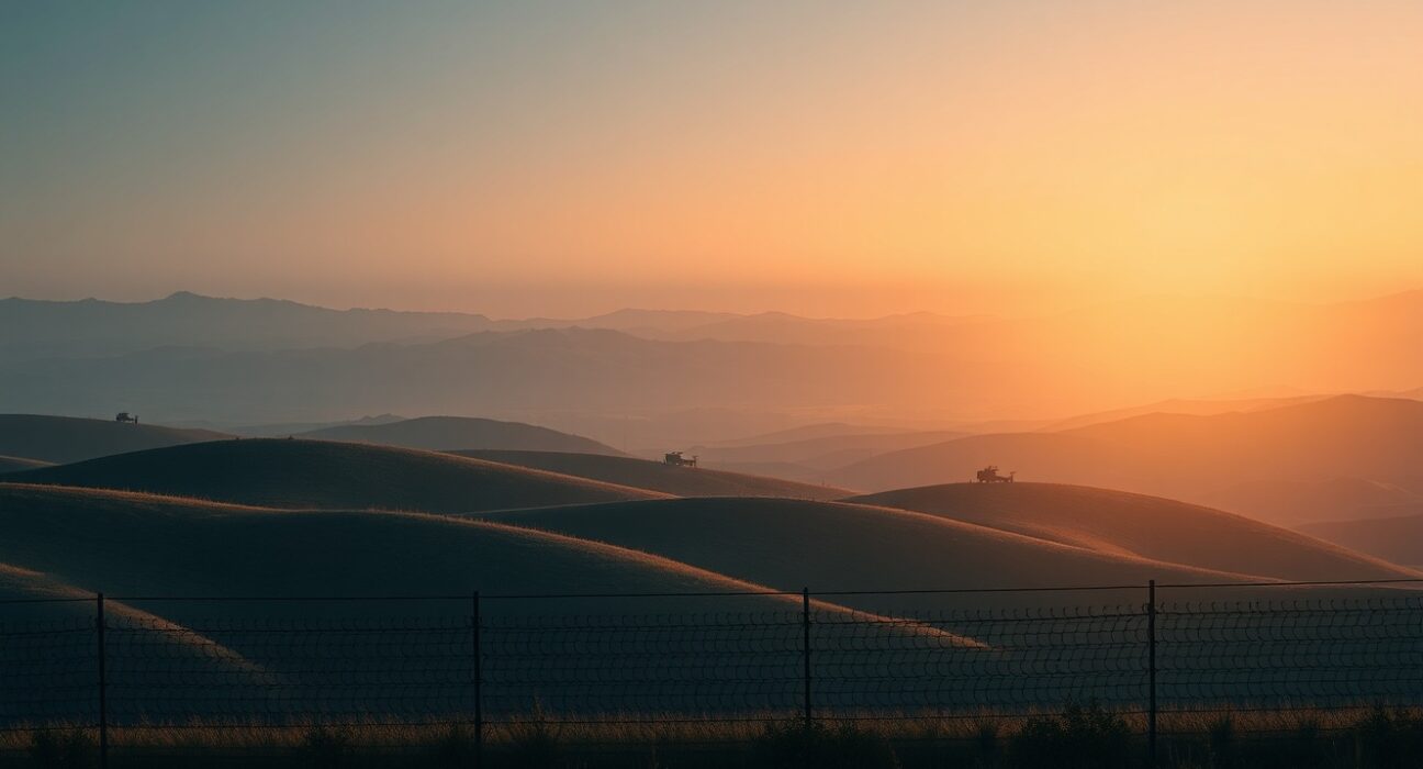 Hezbollah attacks on northern Israel along the tense Lebanon border region during ceasefire violations