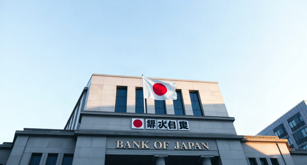 Bank of Japan headquarters in Tokyo, symbolizing monetary policy decisions.