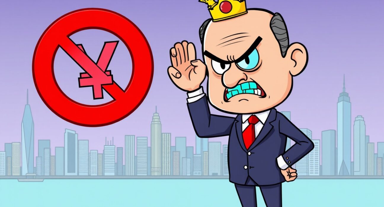 HKMA official denying reports of yuan stablecoin issuance, highlighting regulatory oversight in Hong Kong's digital asset space.