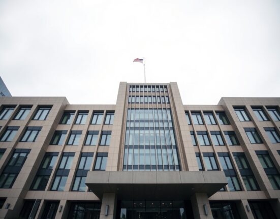 Hong Kong Legislative Council building exterior under overcast sky, representing new crypto tax regulation