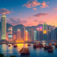 Standard Chartered forecasts resilient Hong Kong economic growth driven by finance and tourism sectors.