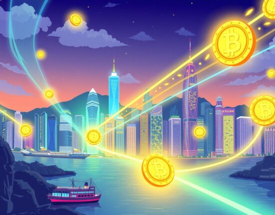 An illustration of Hong Kong's bold strategy for RWA tokenization and digital finance leadership.