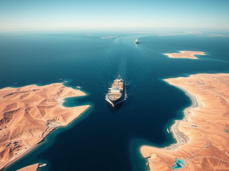 Strategic importance of the Strait of Hormuz for global oil shipping amid US-Iran tensions.