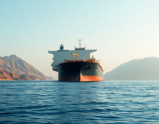 Oil tanker halted in the Strait of Hormuz following a ceasefire, impacting global energy supply.