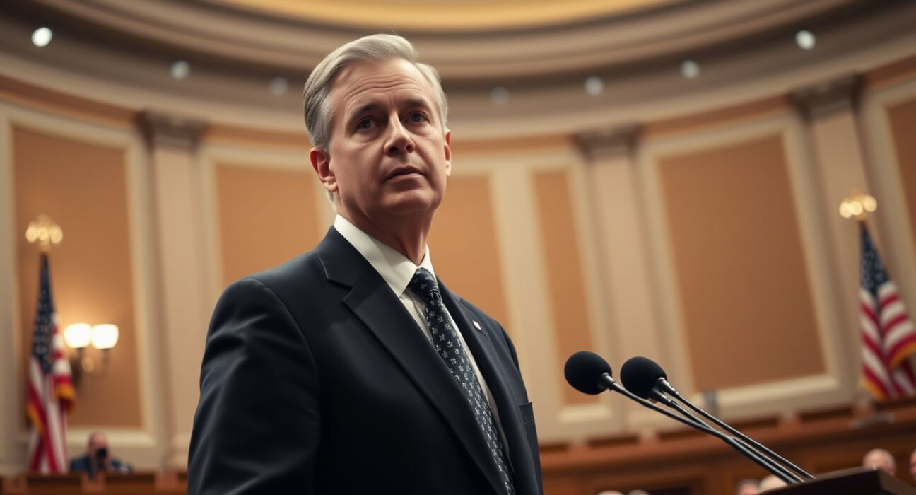 Charles Hoskinson testifying at a U.S. Capitol hearing on cryptocurrency regulation