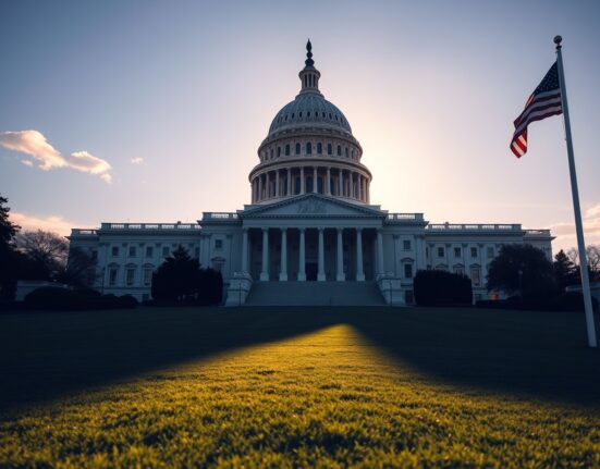 U.S. Capitol building exterior during late afternoon, symbolizing legislative action on CBDC ban.