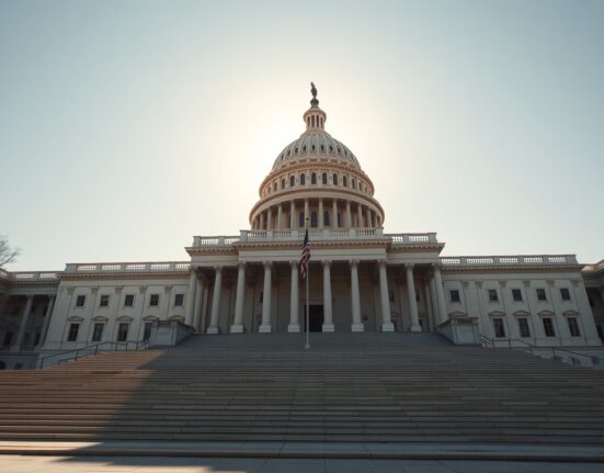 U.S. Capitol building exterior under bright sky, symbolizing federal legislation on CBDC ban.