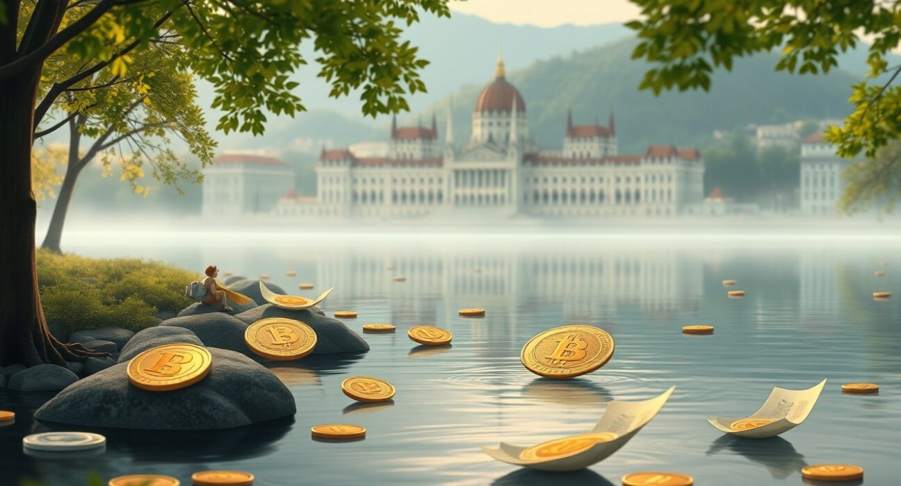 Hungarian forint monetary policy analysis showing inflation trends and potential rate cut decisions