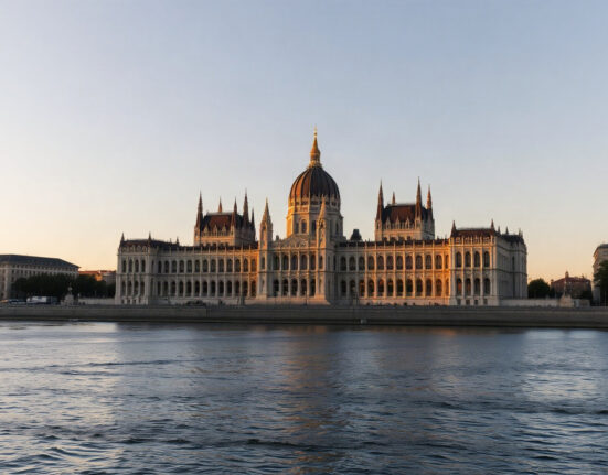 Hungarian Parliament building in Budapest, symbolizing the forint's monetary policy context.