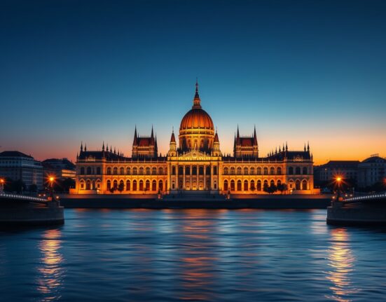 Hungarian Parliament building representing economic regime change and Forint currency outlook in Budapest.