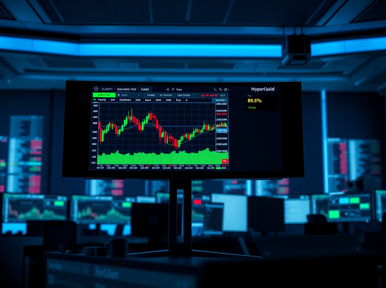 Hyperliquid Captures 43% of Weekly Blockchain Fees, Signaling Shift in DeFi Trading