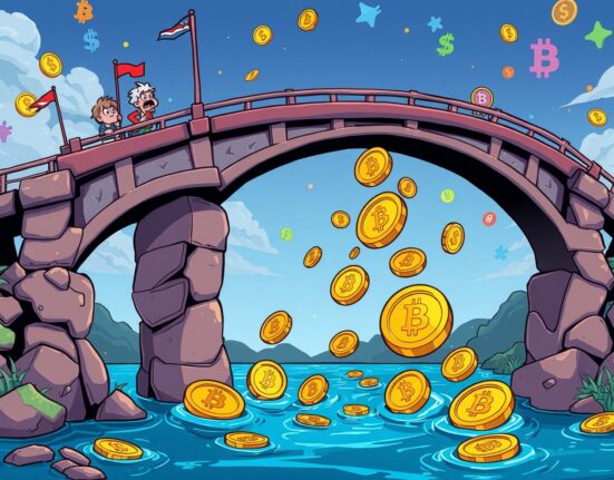 Hyperliquid bridge crisis showing digital assets falling during market manipulation incident