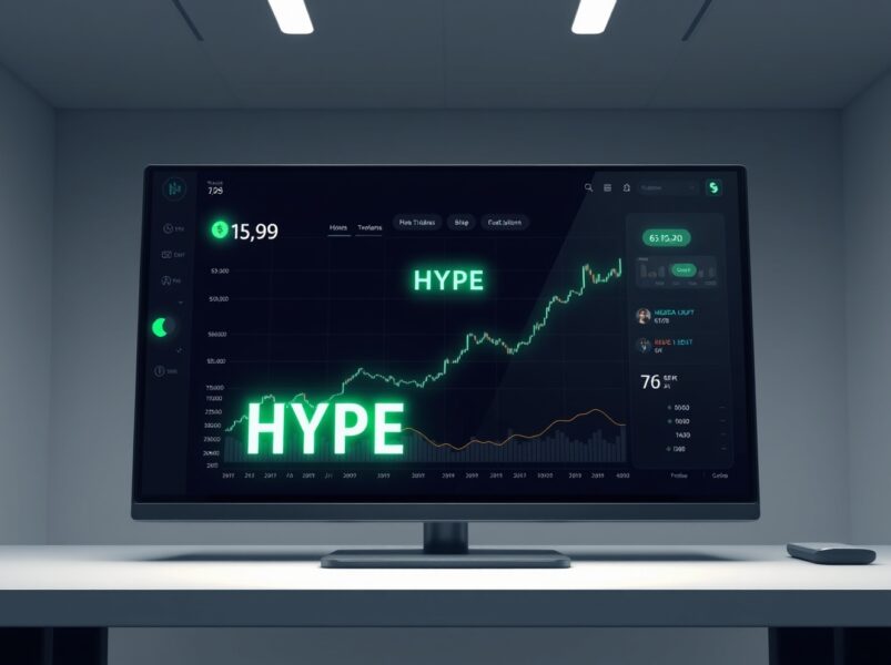 Hyperliquid (HYPE) price prediction chart showing potential future price movements and all-time high analysis