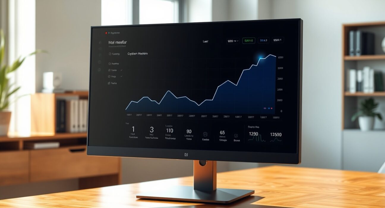 Analytical dashboard showing Hyperliquid (HYPE) cryptocurrency price trend analysis and market data.