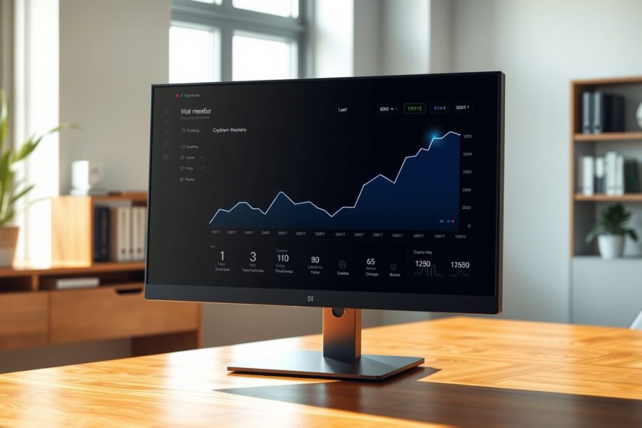 Analytical dashboard showing Hyperliquid (HYPE) cryptocurrency price trend analysis and market data.
