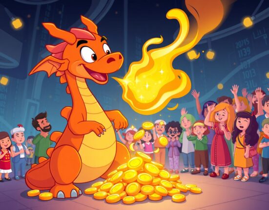 Cartoon illustration of a community decision leading to a permanent HYPE tokens burn for a stronger ecosystem.