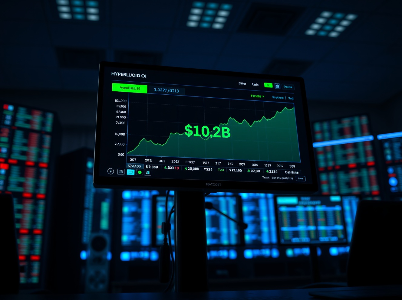 Hyperliquid Open Interest Hits $10.2B as June Volume Surges 34%