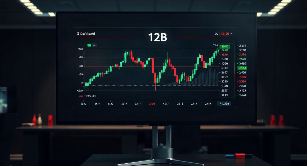 Hyperliquid trading dashboard showing open interest above $12 billion