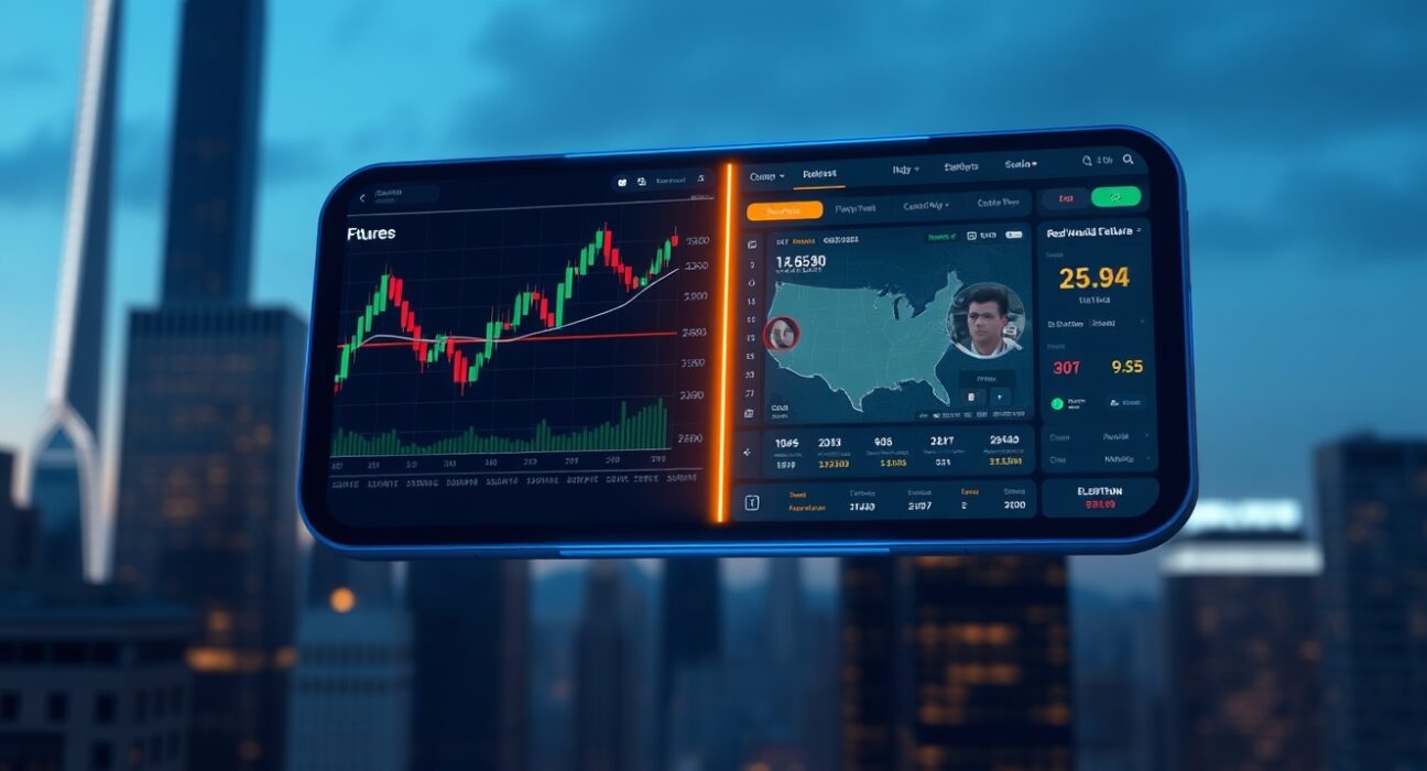 Hyperliquid prediction market interface showing Bitcoin futures and event betting on election and sports outcomes